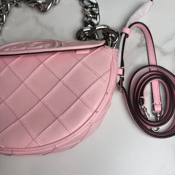 Tory Burch mini Fleming Soft Grain Crescent shoulder bag - Picture 16 of 16